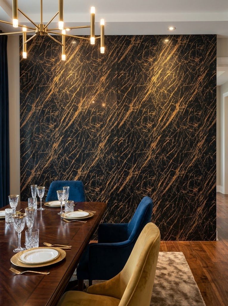 Marble UV Sheets design MS 200, installed