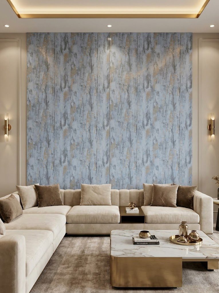 Marble UV Sheets design MS 609, installed