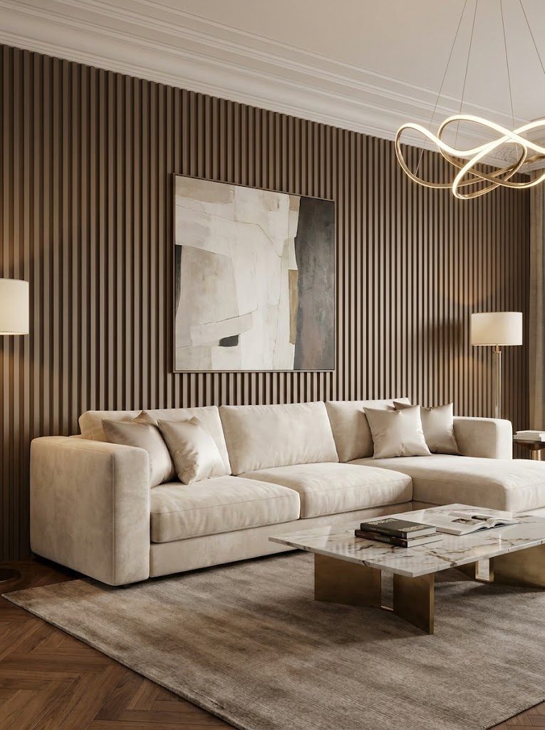 WPC Wall Panels design F2 P001, installed