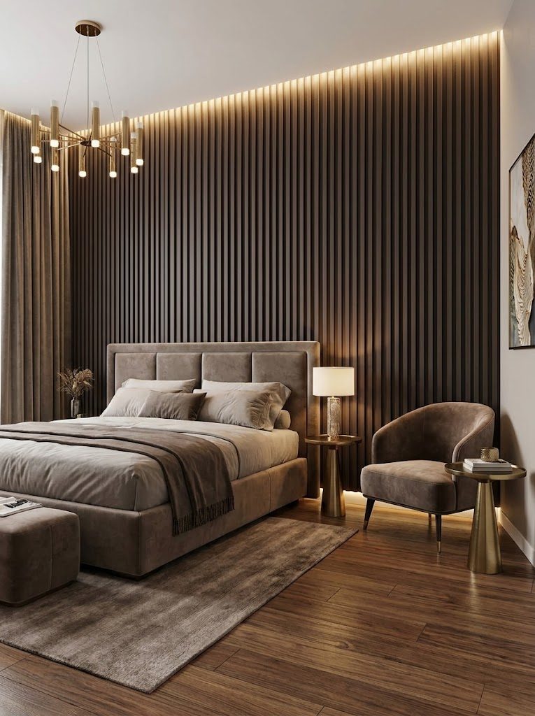 WPC Wall Panels design F2 P002, installed
