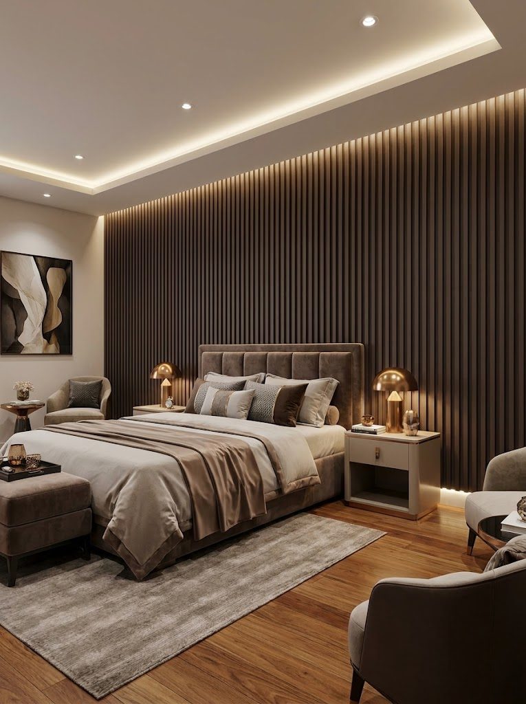 WPC Wall Panels design F2 P002, installed