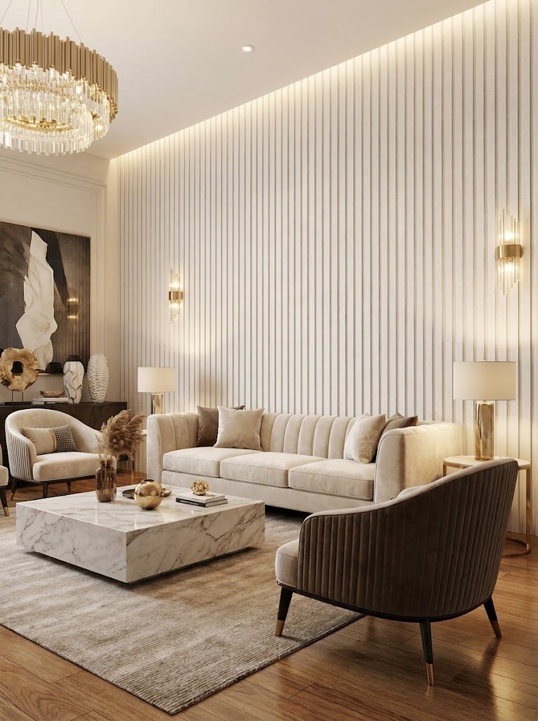 WPC Wall Panels design F2 T007, installed